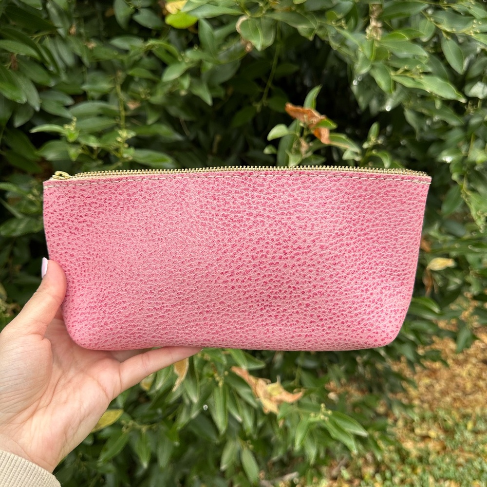 BUBBLEGUM 🫧 BNNU: Utility Pouch in Bubblegum! (Portland Leather Goods)